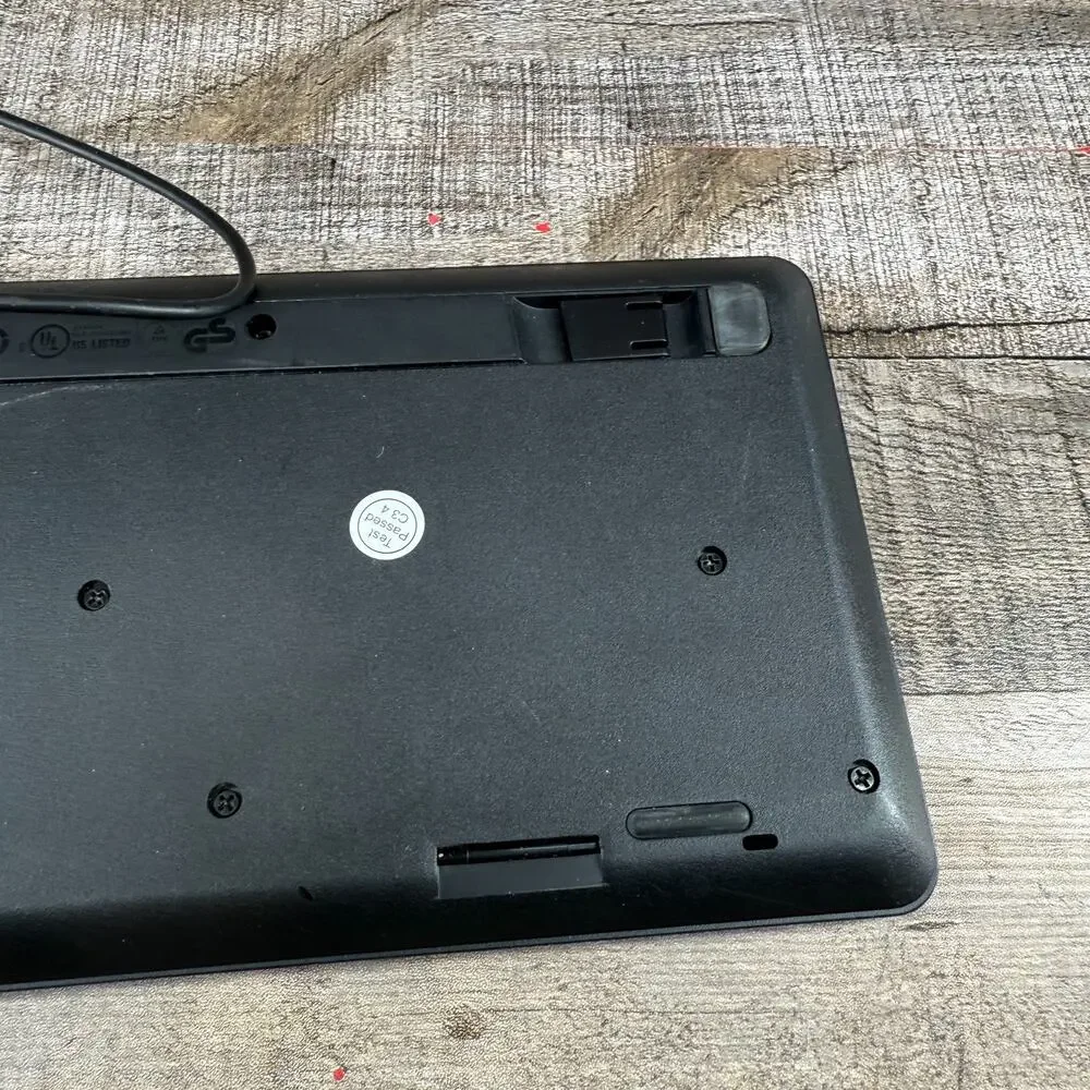Dell Wired Keyboard Model KB212-B Works Black